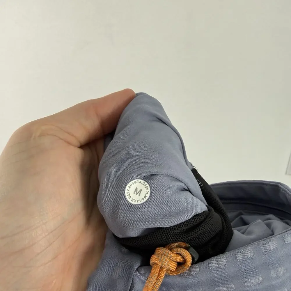 Lululemon Water Repellent Fleece Hiking Anorak Peri Purple Outdoor Mens Medium - Picture 12 of 12